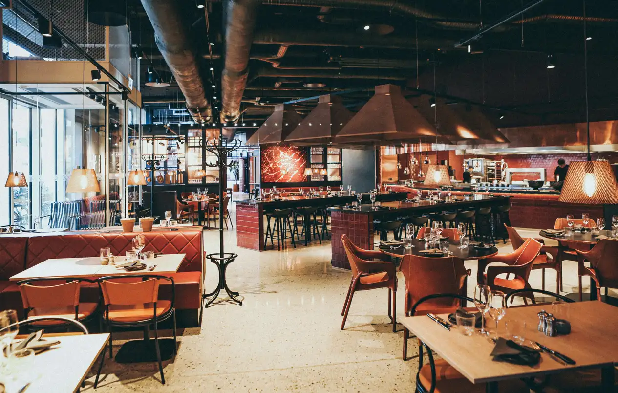 Luxury restaurant interior